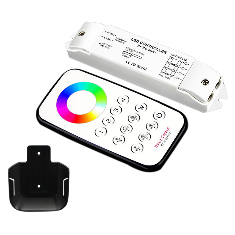 DC12V-24V Mini Multi-Zone RGBW Controller T8+R3M